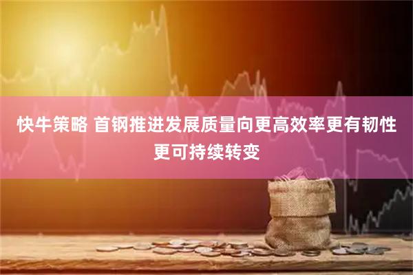 快牛策略 首钢推进发展质量向更高效率更有韧性更可持续转变